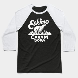 Vintage Soda Pop Bottlecap - Eskimo Cream Soda Baseball T-Shirt